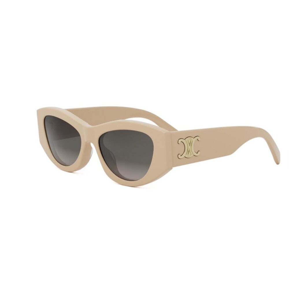 NEW CELINE SUNGLASSES, WOMEN BEIGE NUDE EYEWEAR CELINE CL40308U 57B